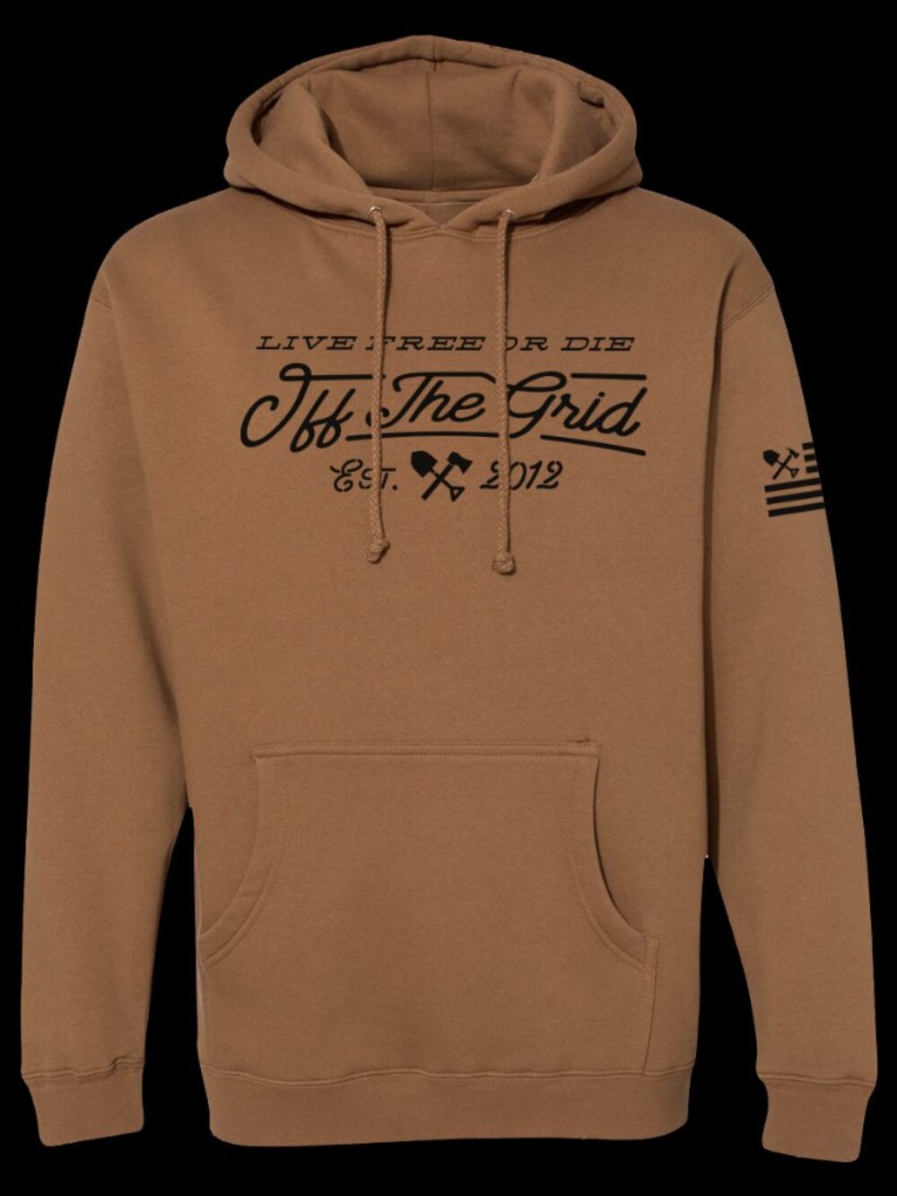 Off The Grid Surplus A Train Hoodie - Saddle